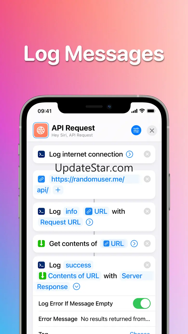 Logger for Shortcuts 1.2.1
