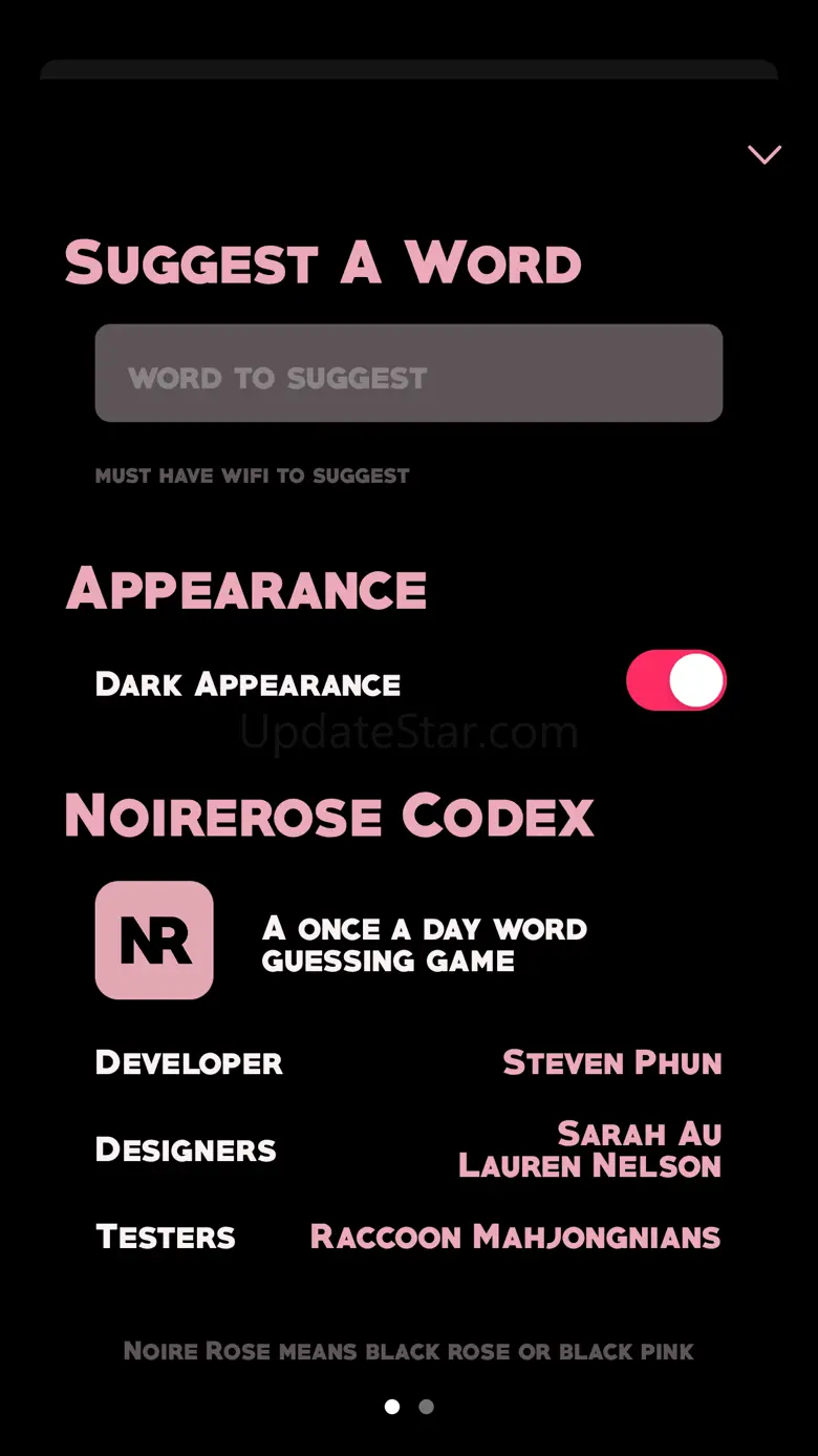 Noire Rose Codex 2.0.9