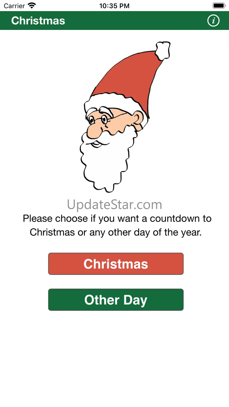 How many days until Christmas? 1.2