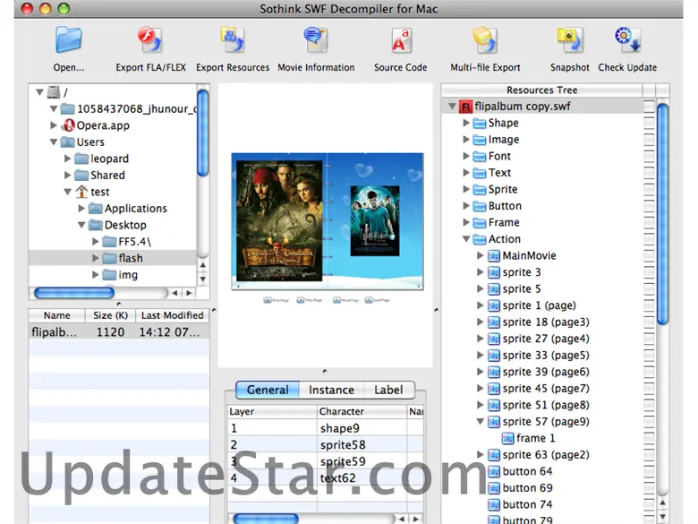 Sothink SWF Decompiler for Mac 7.4