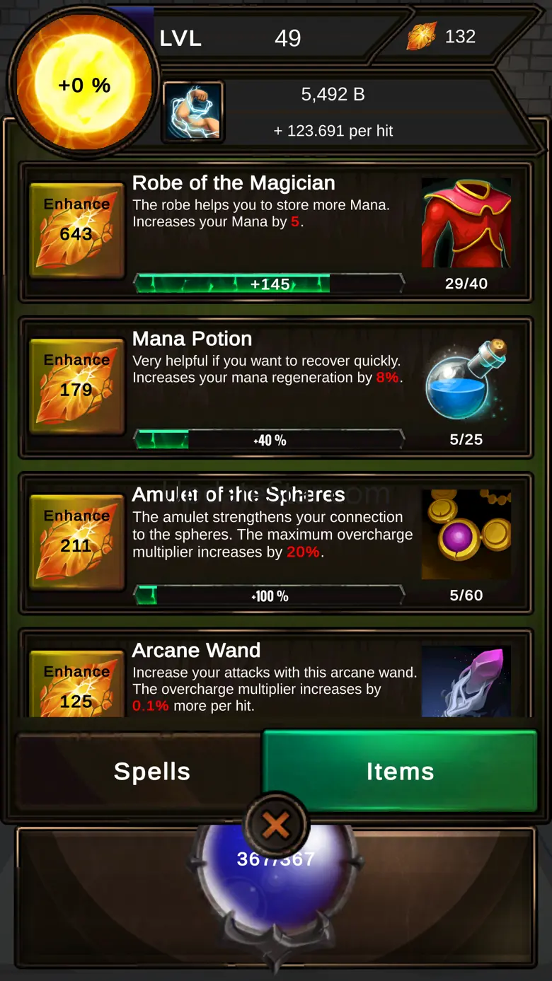 Idle Wizard - A Fair Play Game 2.015