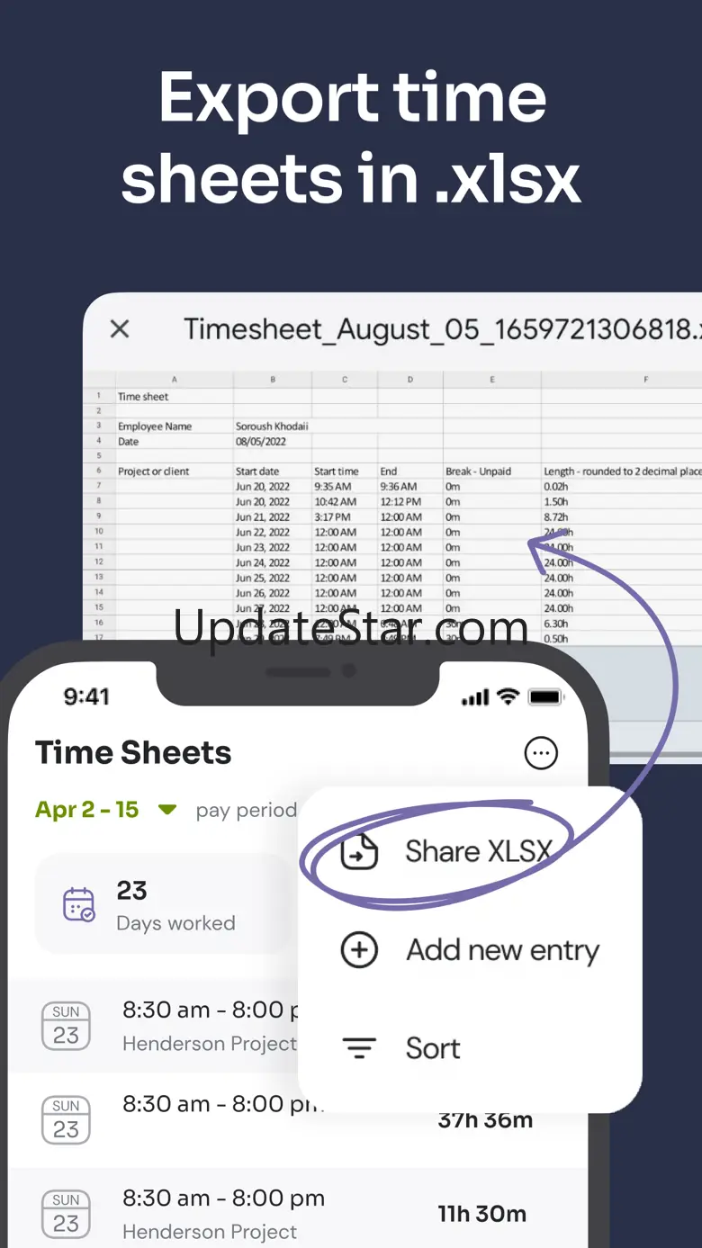 Time Squared: Hours Tracker 3.2.1179