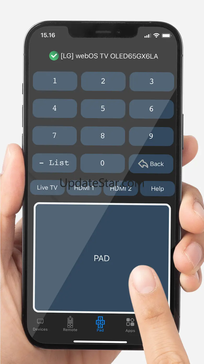 Smart TV Remote Universal 3.8