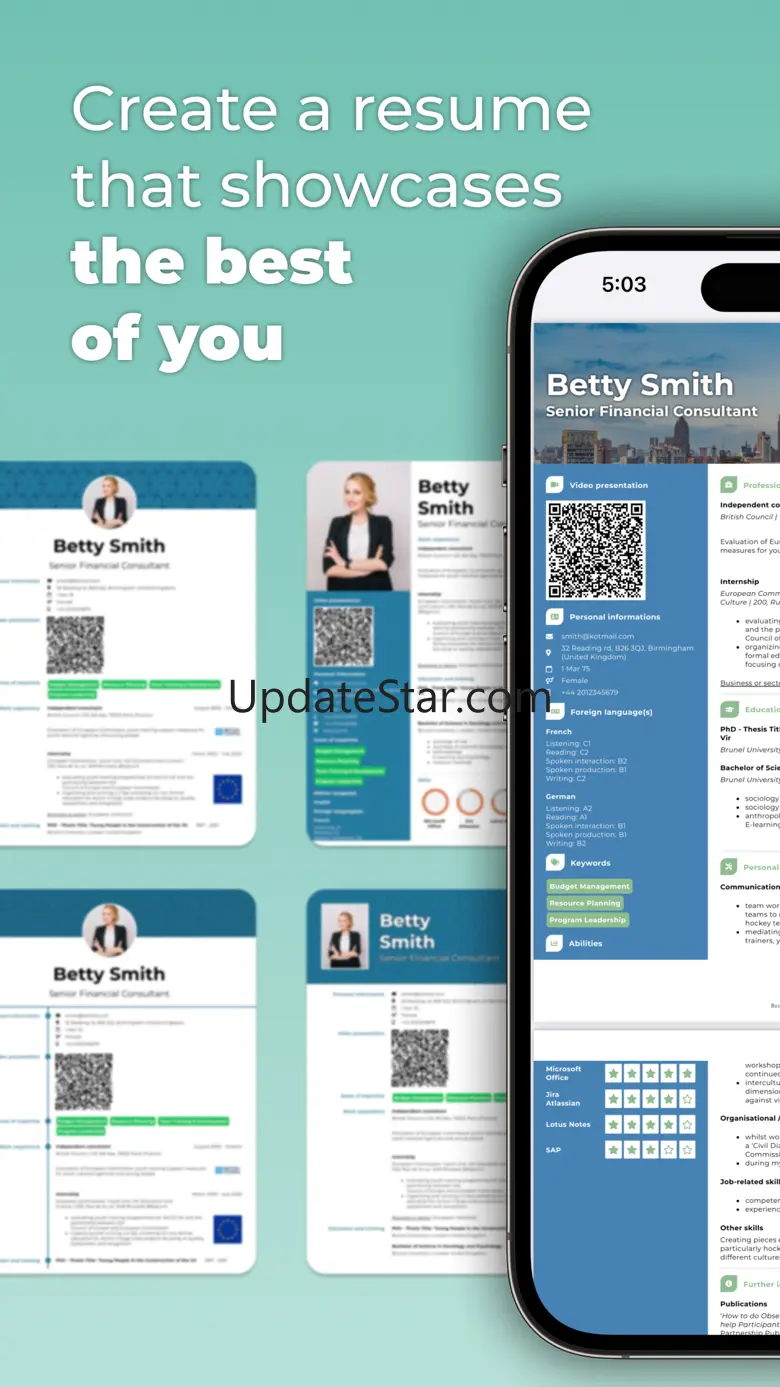 Intelligent CV: Resume Builder 3.31
