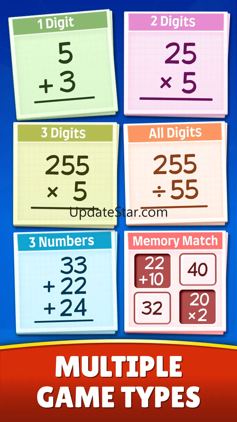 Math Games - Learn + - x ÷ 1.3.4