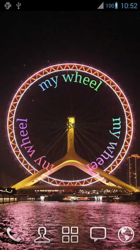 Rotate My Name Live Wallpaper 2.00