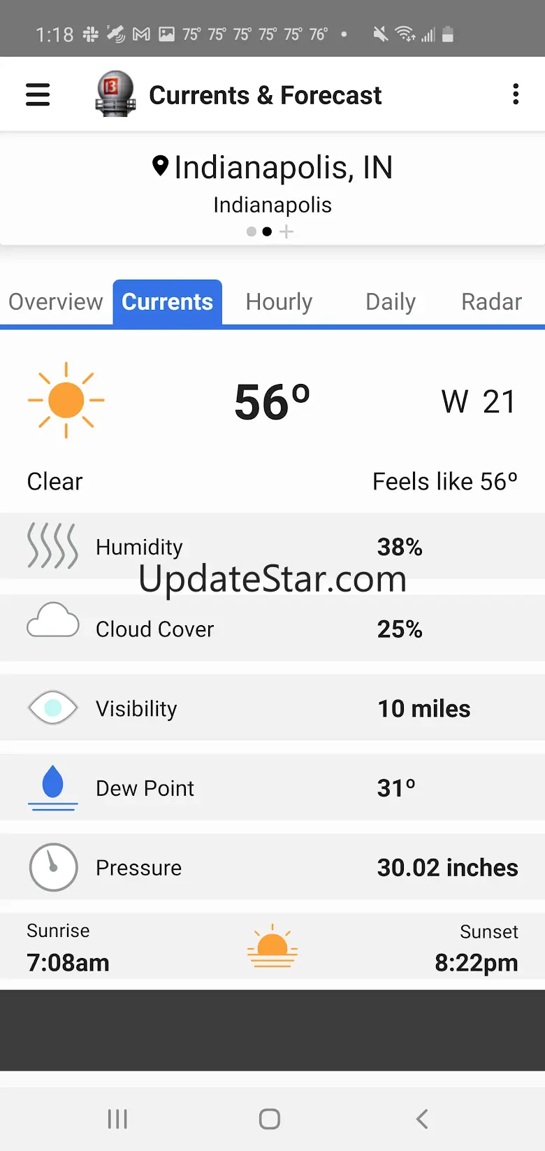 WTHR Live Doppler 13 Weather 68000.0.5