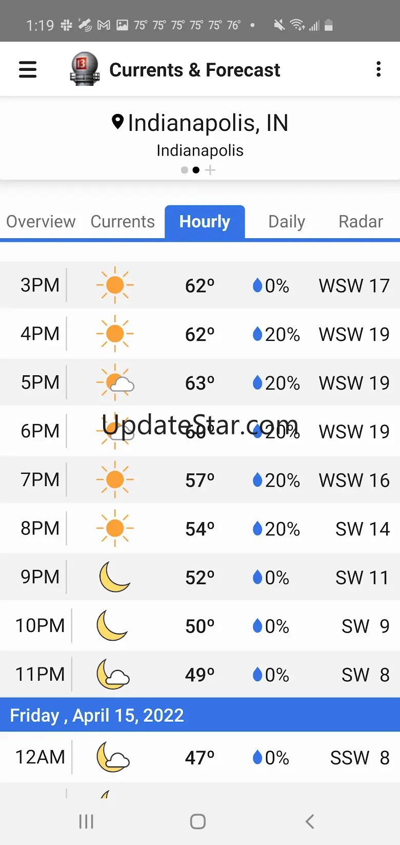 WTHR Live Doppler 13 Weather 68000.0.5