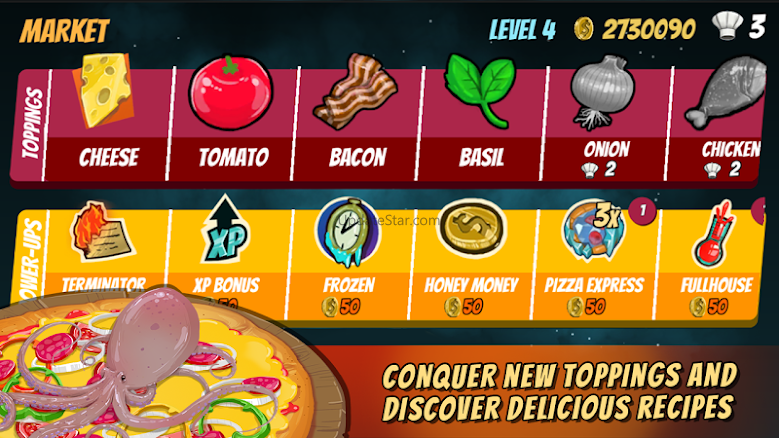Pizza Mania: Cheese Moon Chase 1.3