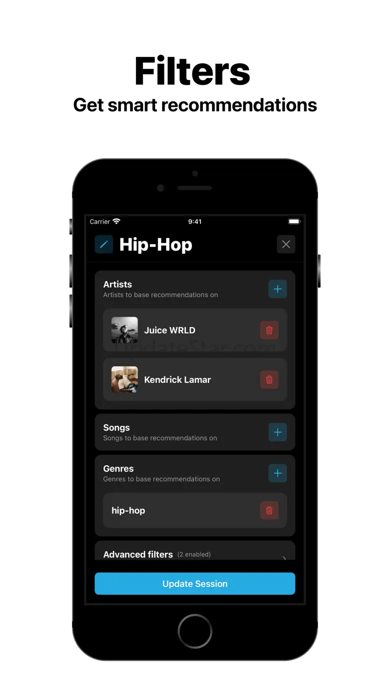 AI Music Discovery: SongSwipe 1.4.0