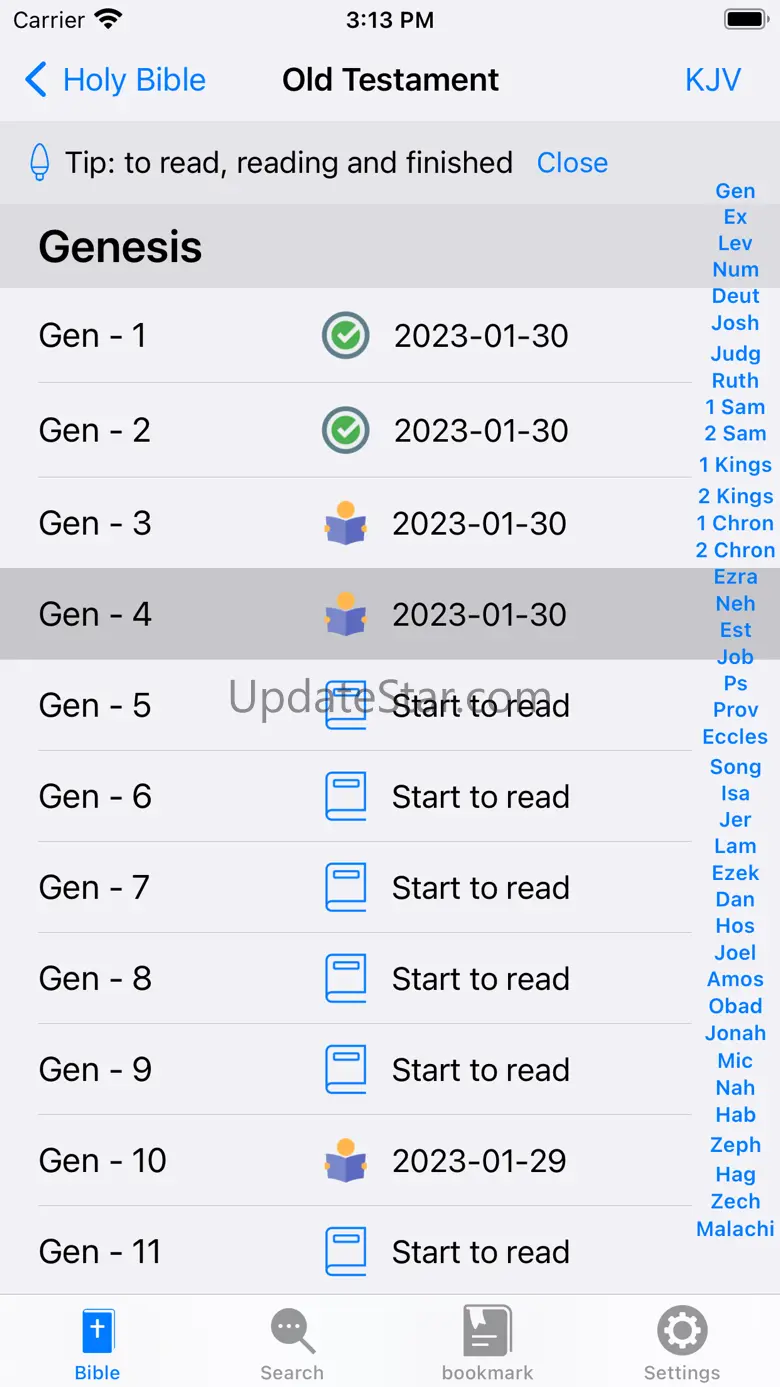 Bible - KJV ASV YLT WEB Reader 1.8