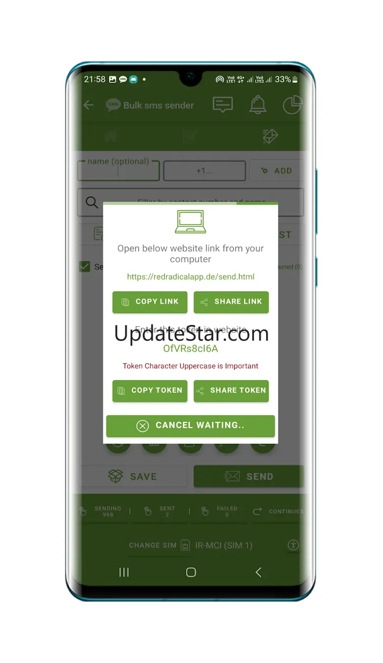 Bulk sms sender Excel,Text... 33.0.1
