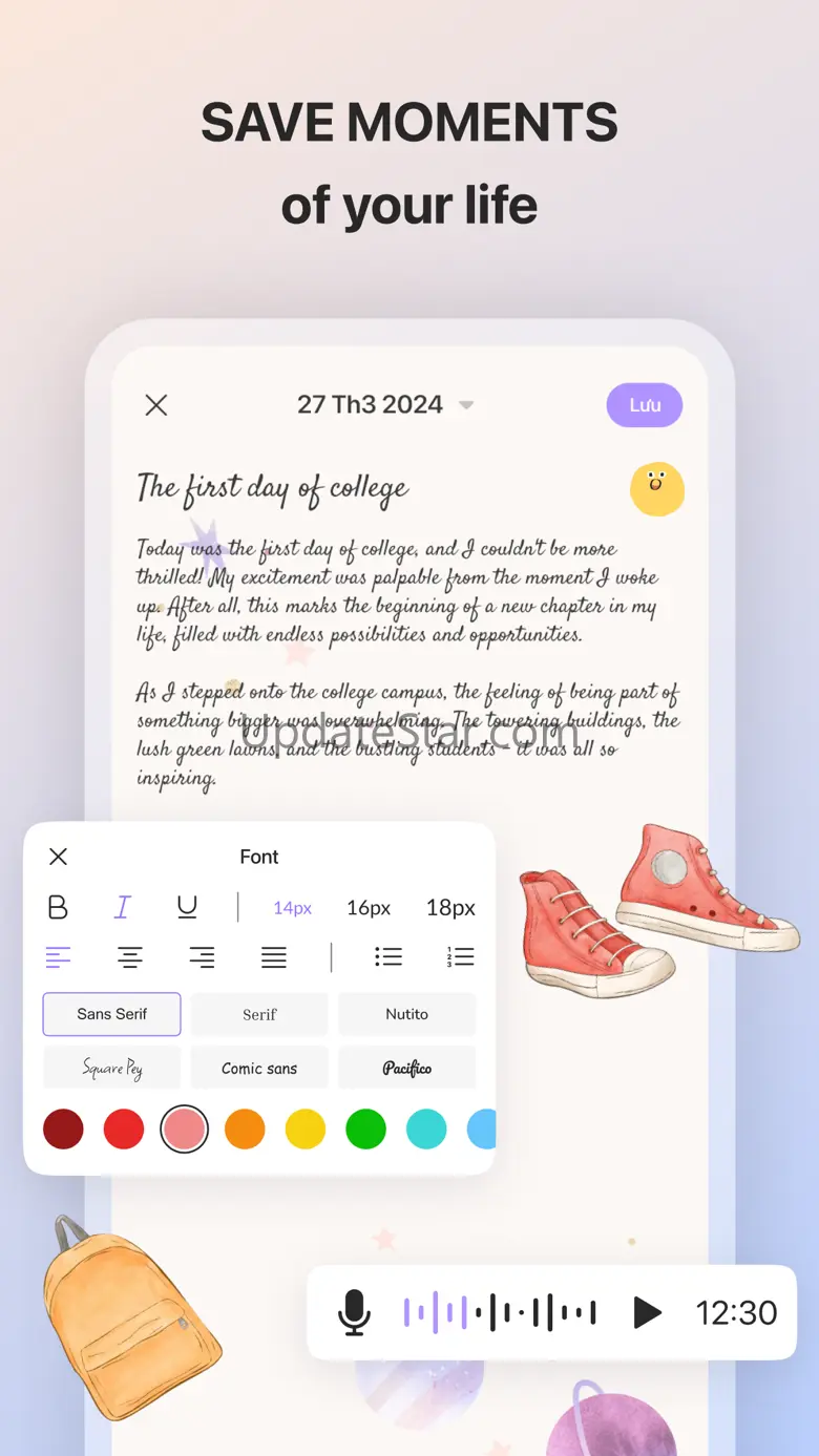 Diary Me: Journal With Lock 3.0.0