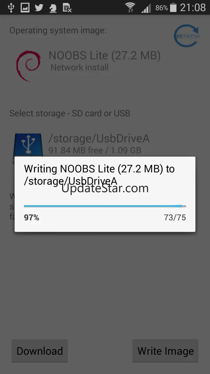 Pi SD Card Imager 1.08