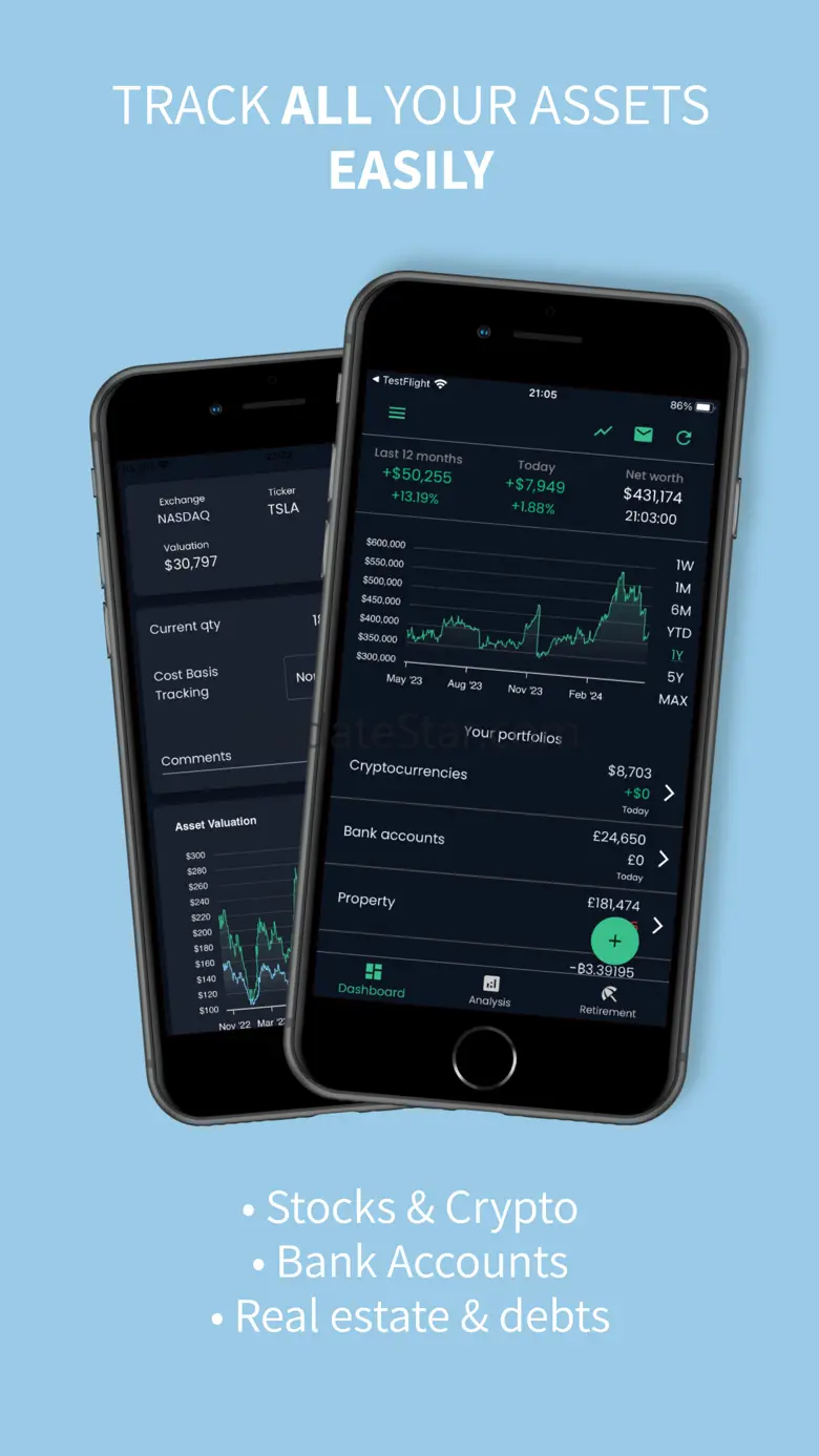 TrackMyStack Net Worth Tracker 2.0.6