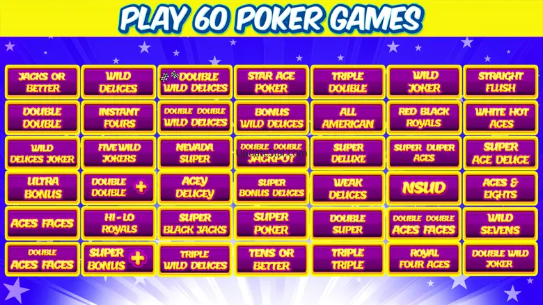 60 in 1 - Video Poker Games 8.0.1