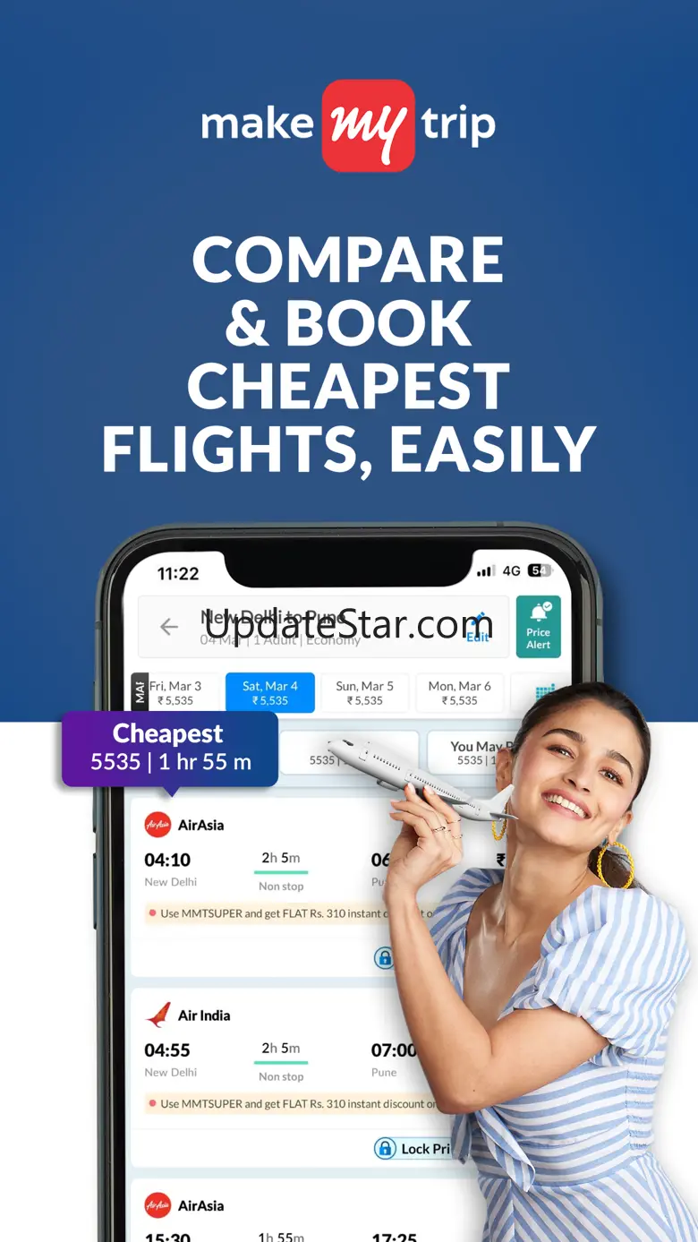 MakeMyTrip Flight, Hotel, Bus 9.1.3