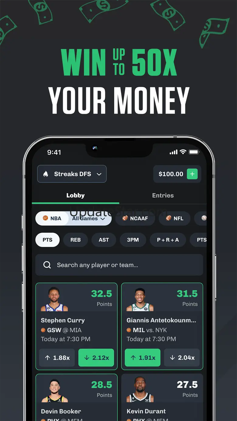 Chalkboard DFS Picks 1.0.46