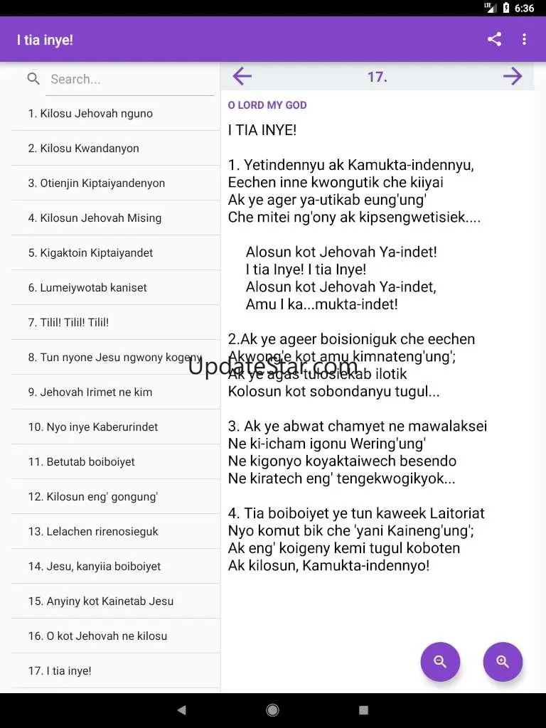 Kalenjin Hymns 3.1.4