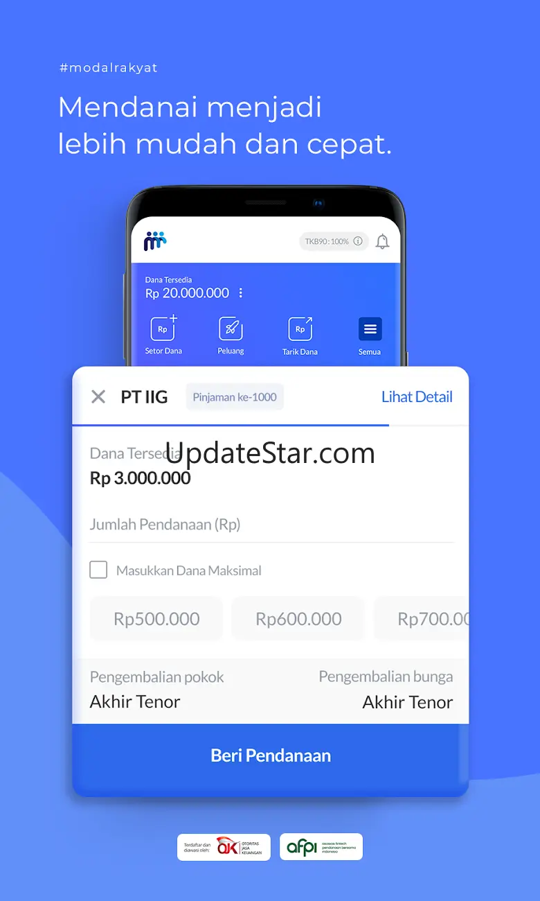 Modal Rakyat: Aset Pendana P2P 1.6.10