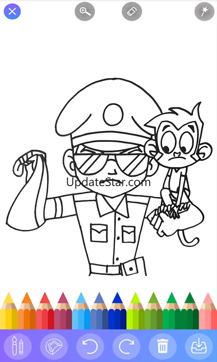 Coloring book little singham 1.4