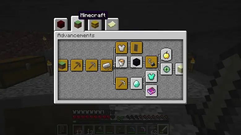 Advancement Mod for Minecraft 1.15