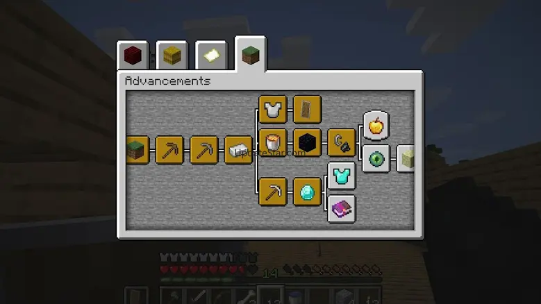 Advancement Mod for Minecraft 1.15