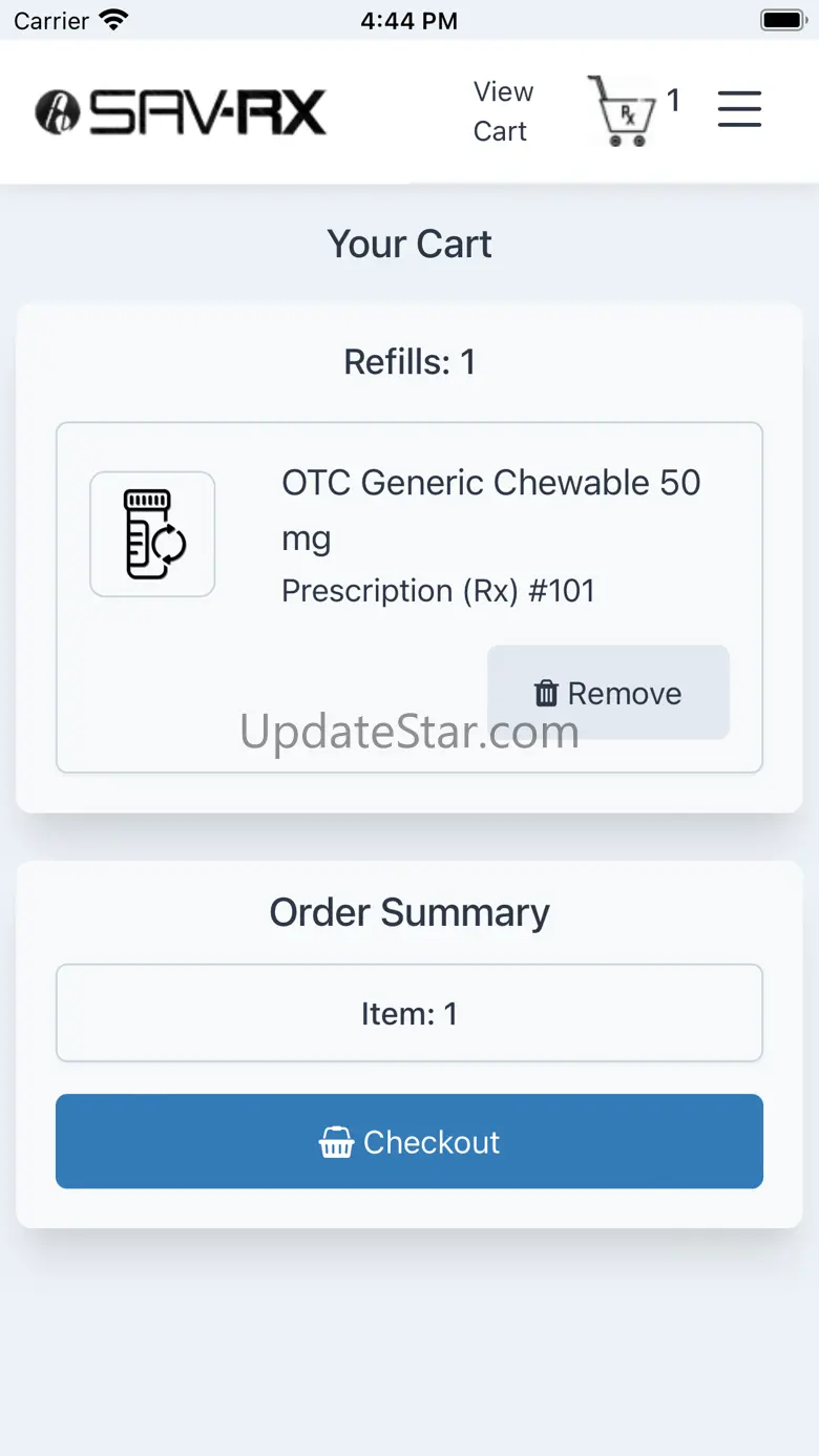 Sav-Rx 2.1.0