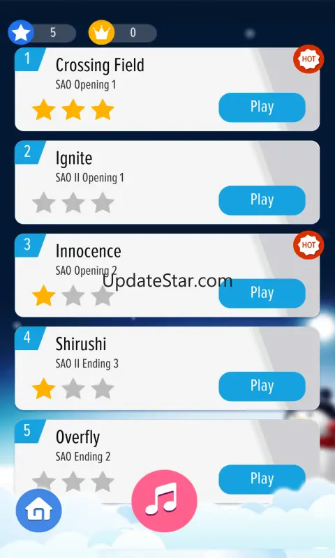 Piano Tap SAO 14