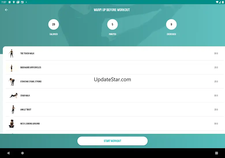 Warm Up & Morning Workout App 1.2.0