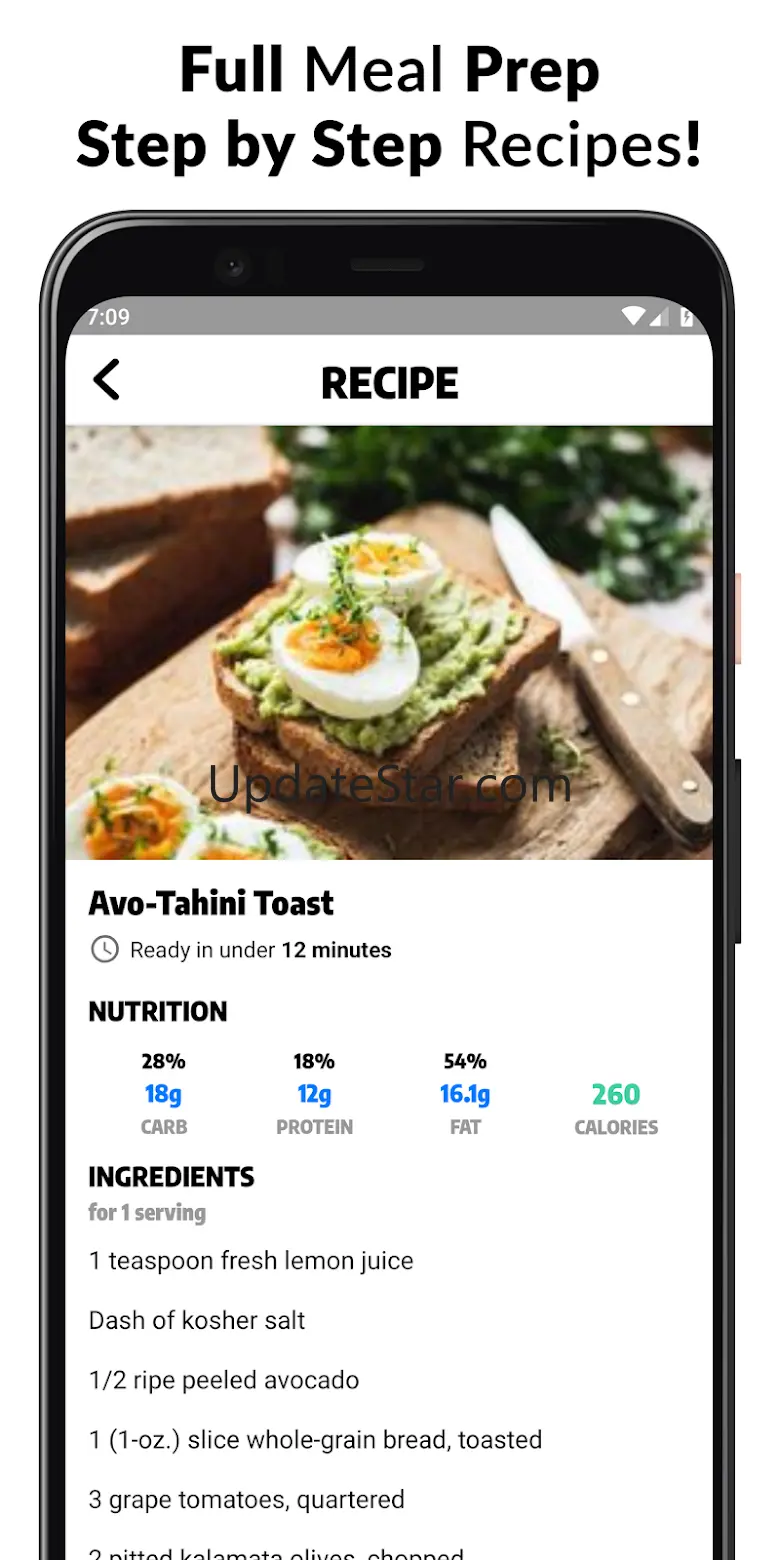 Exerprise Workout Meal Planner 10.20