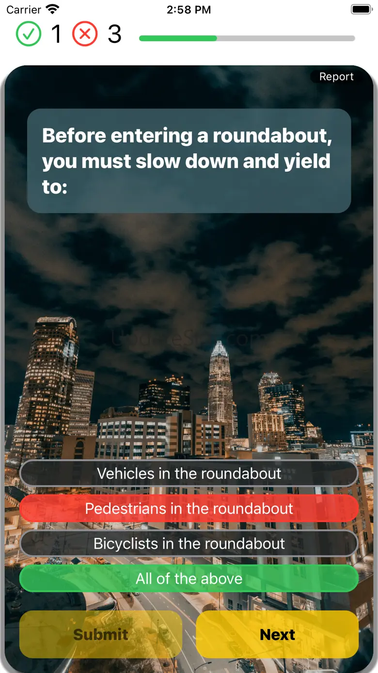 North Carolina DMV Test 2024 3.2