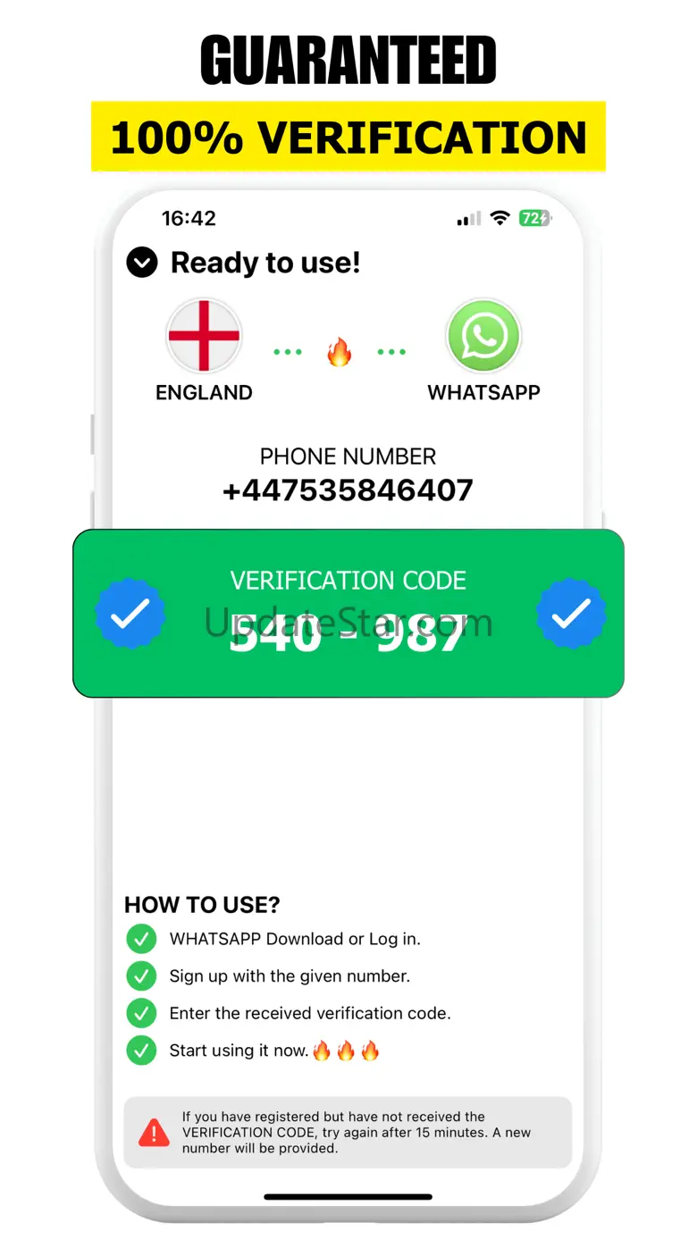 WhatsApp Virtual Phone Number 1.2