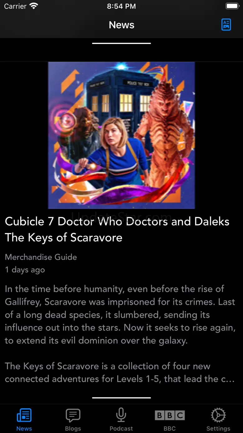 DW WhoNews for Doctor Who 4.0.14