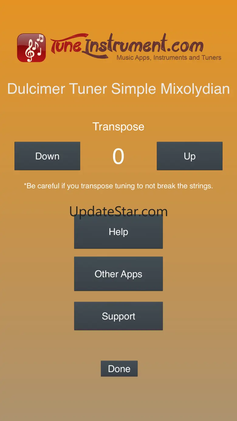 Dulcimer Tuner Simple Mixolydian 2.1.1