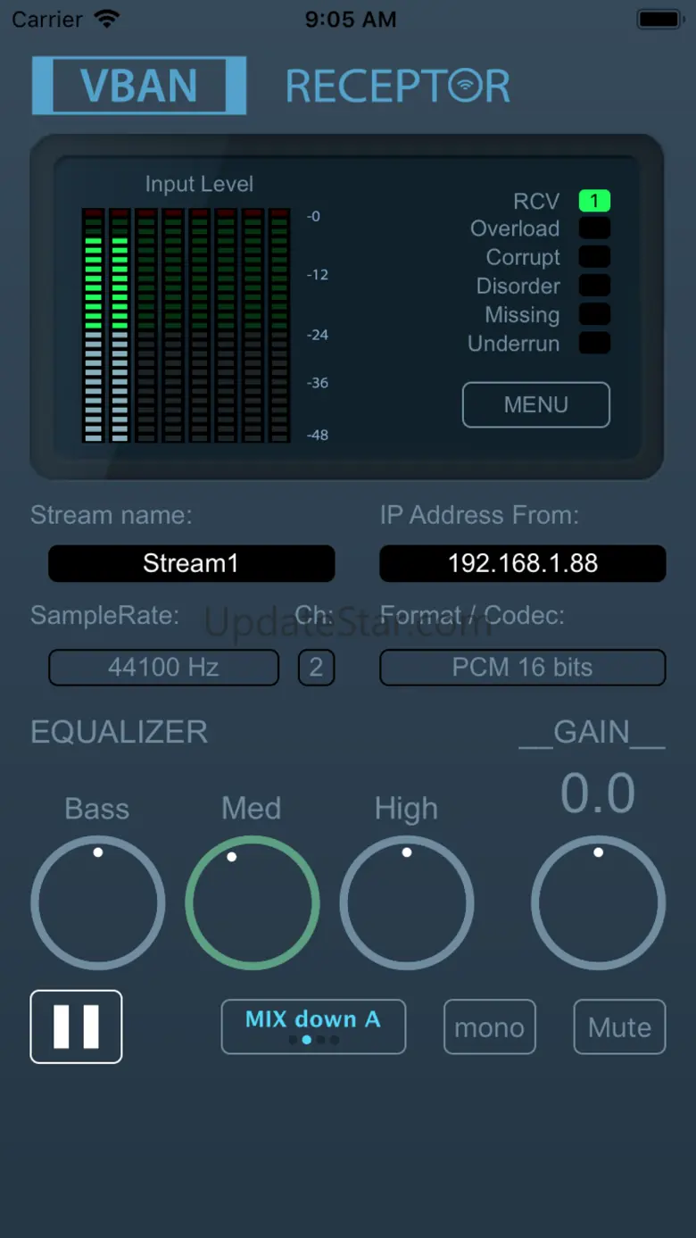 VBAN Receptor 1.7
