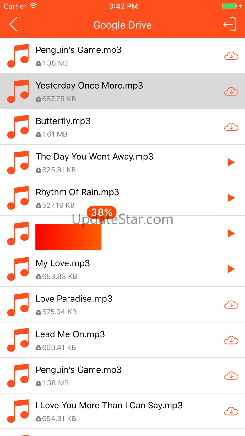 Music Cloud - Songs Player for GoogleDrive,Dropbox 1.6