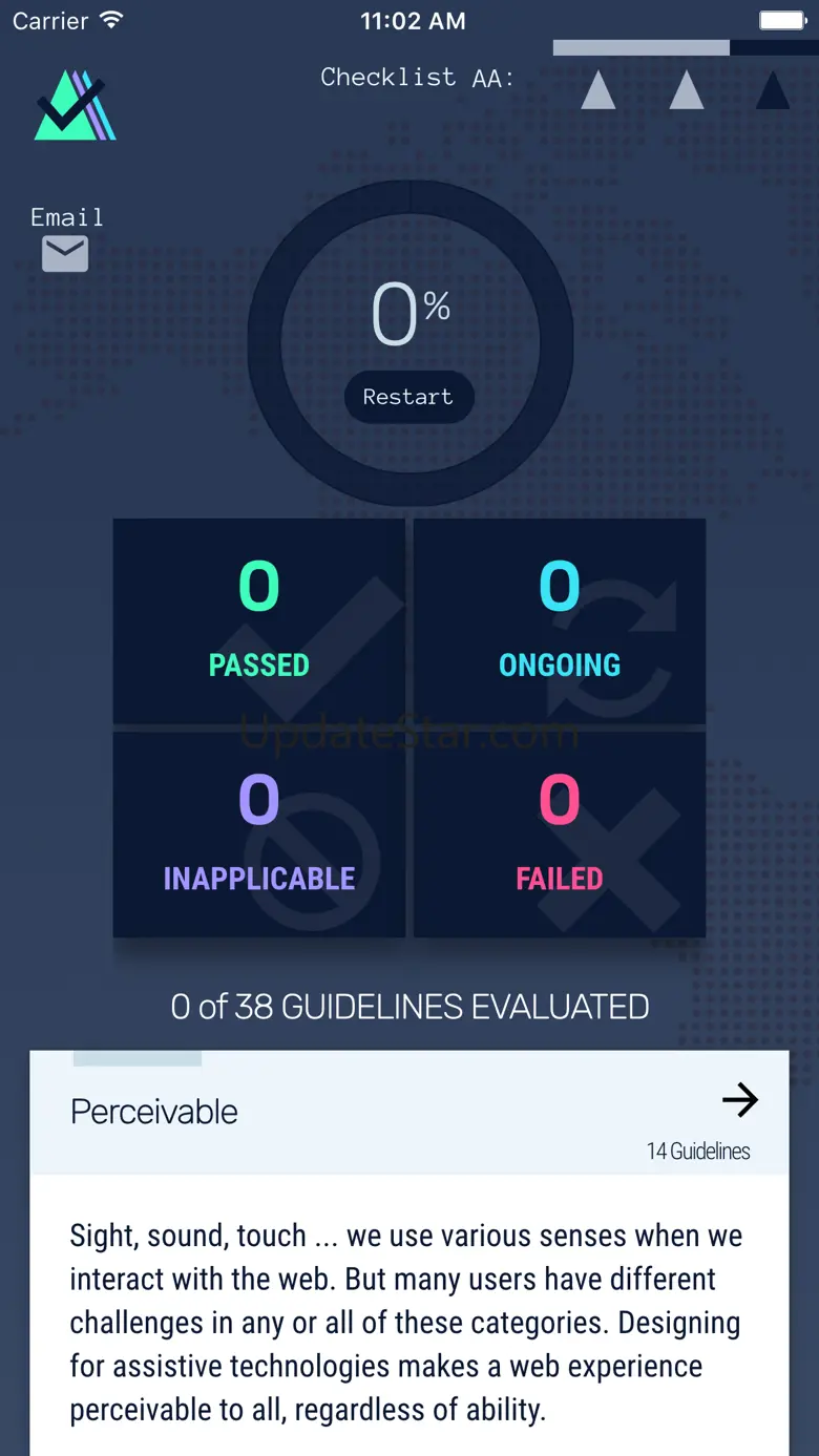 WCAG Accessibility Checklist 1.0