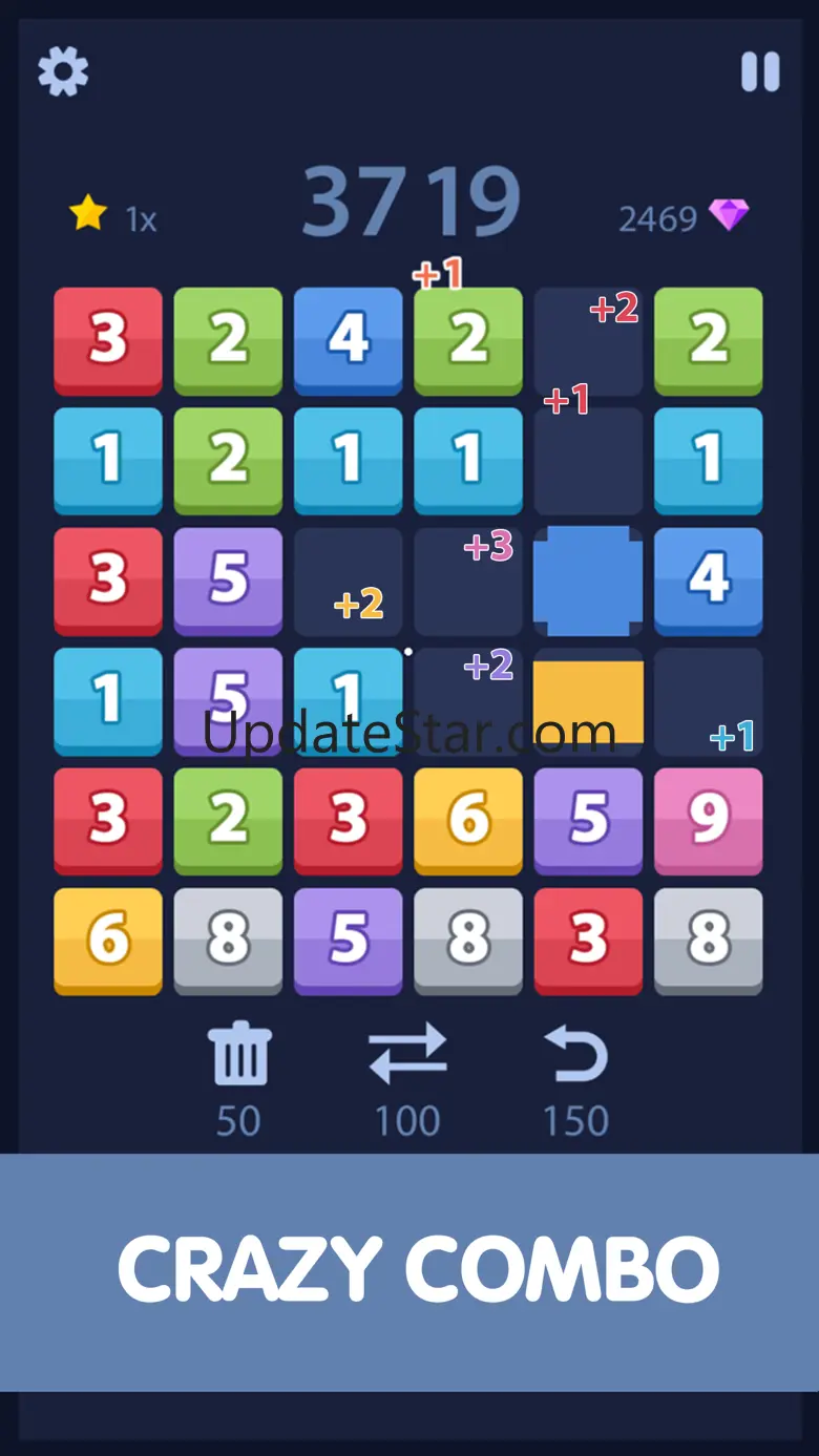 Match and Merge - Six board sizes number puzzle 1.1