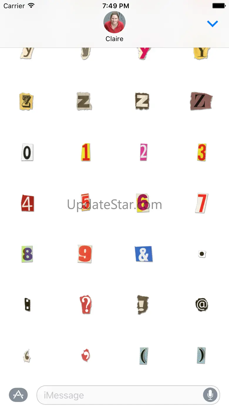 Ransom Note Stickers 1.0