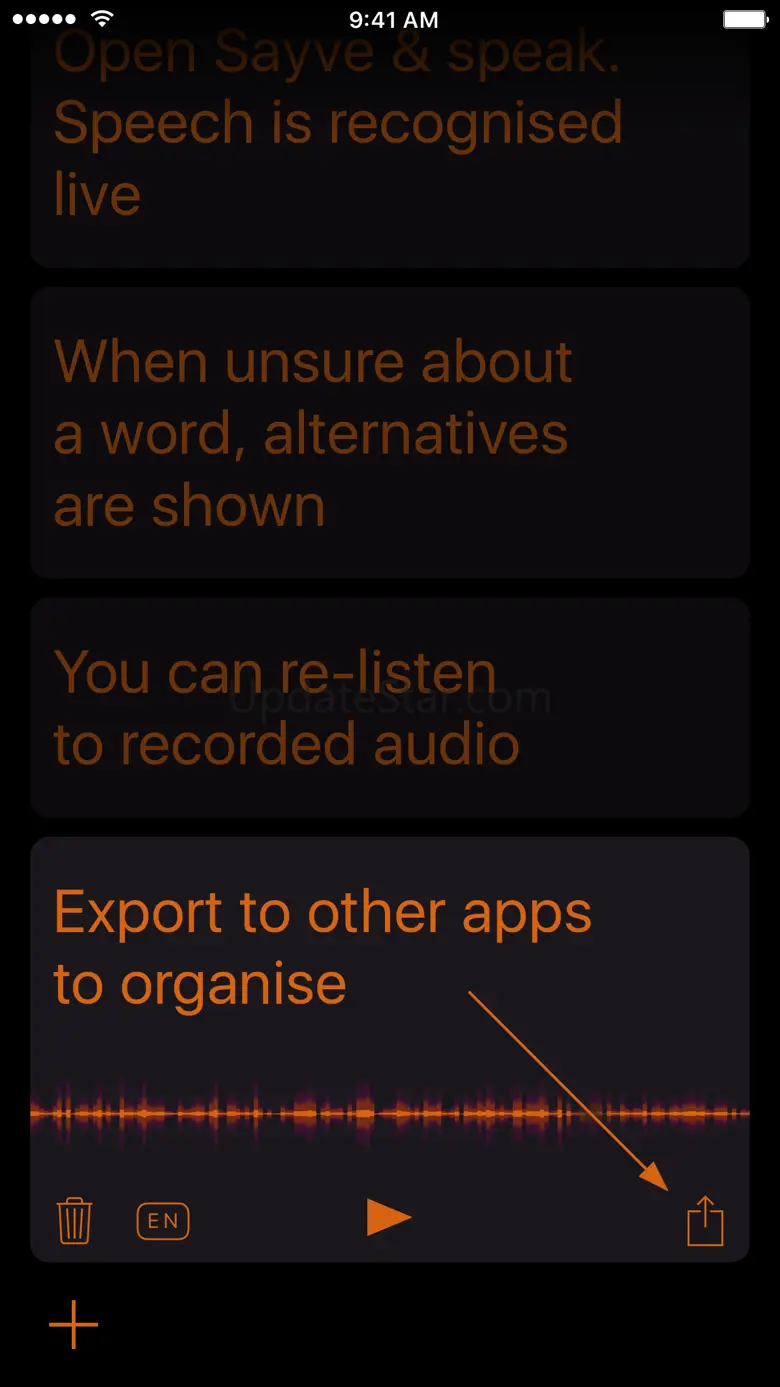 Sayve: record and transcribe 1.4