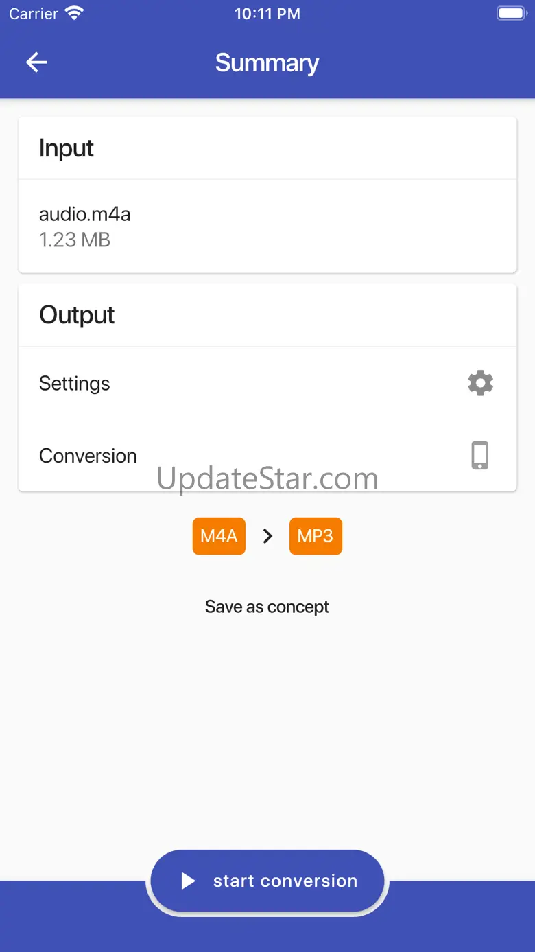 Convert Audio 16.2.5