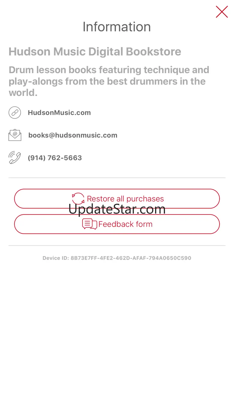 Hudson Music Digital Bookstore v1.0