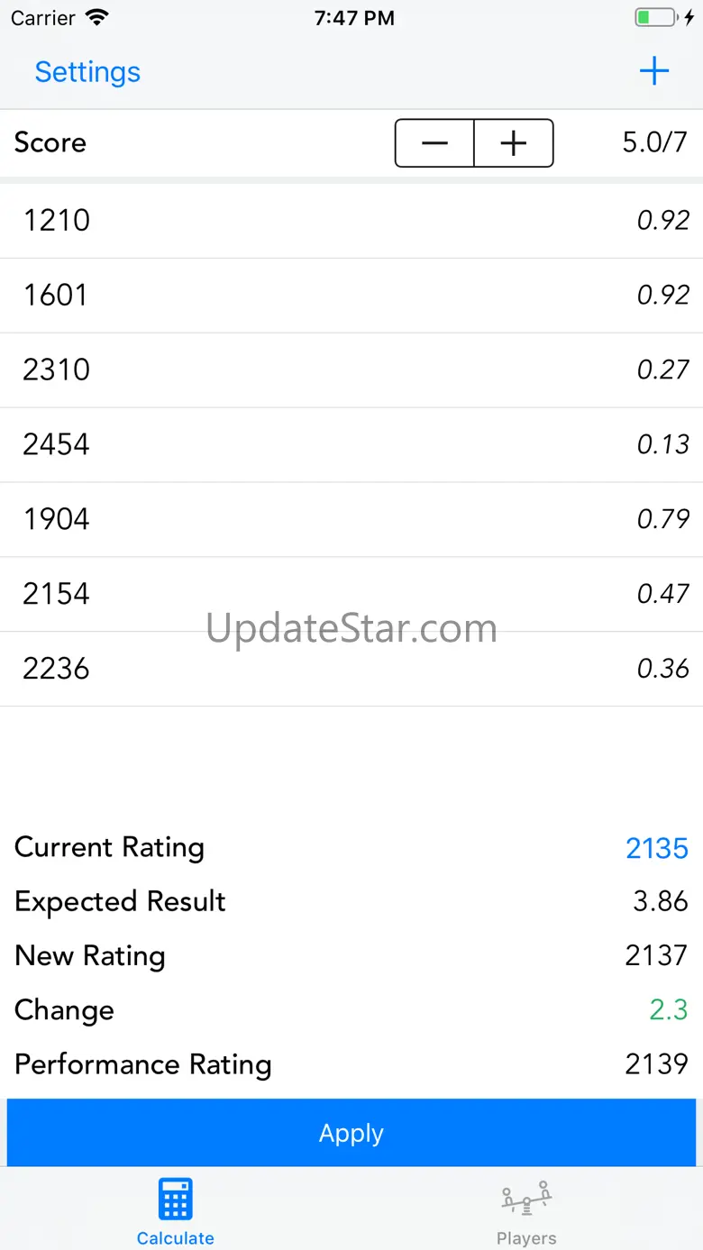 Elo Calculator - Rating Calc 1.1.1