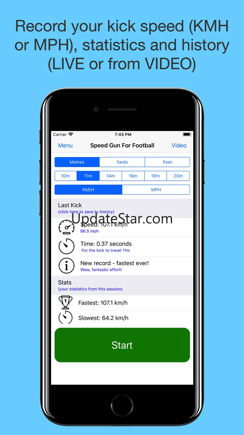 Speed Gun For Football 4.0.1