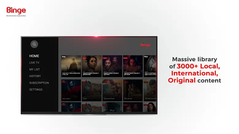 Binge TV App 9.7.9