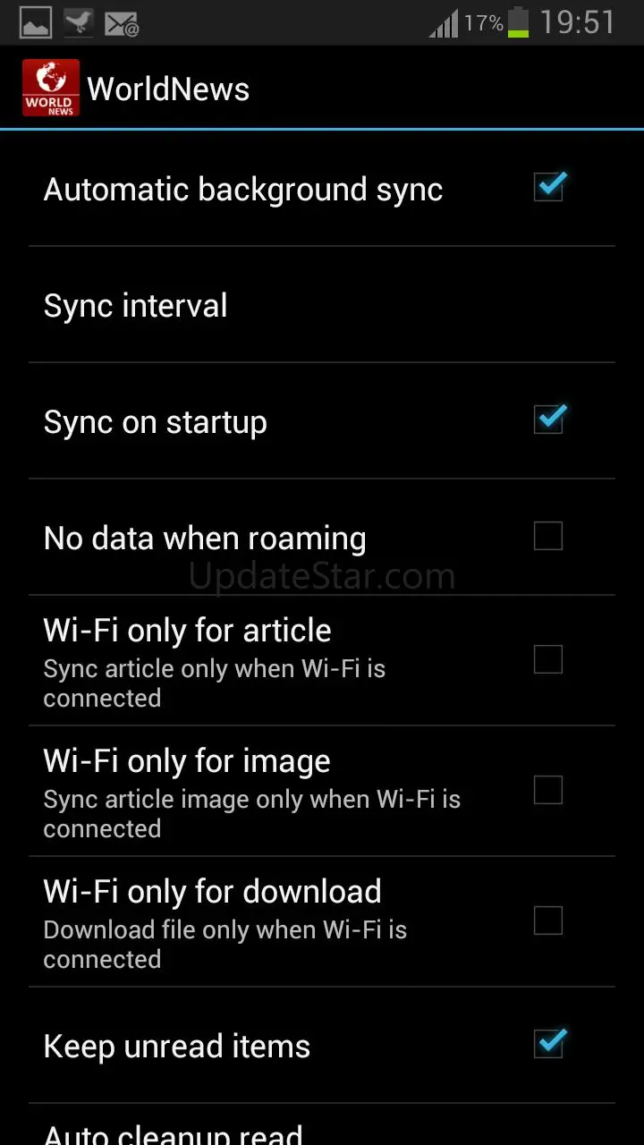 World News - RSS Reader 4.2