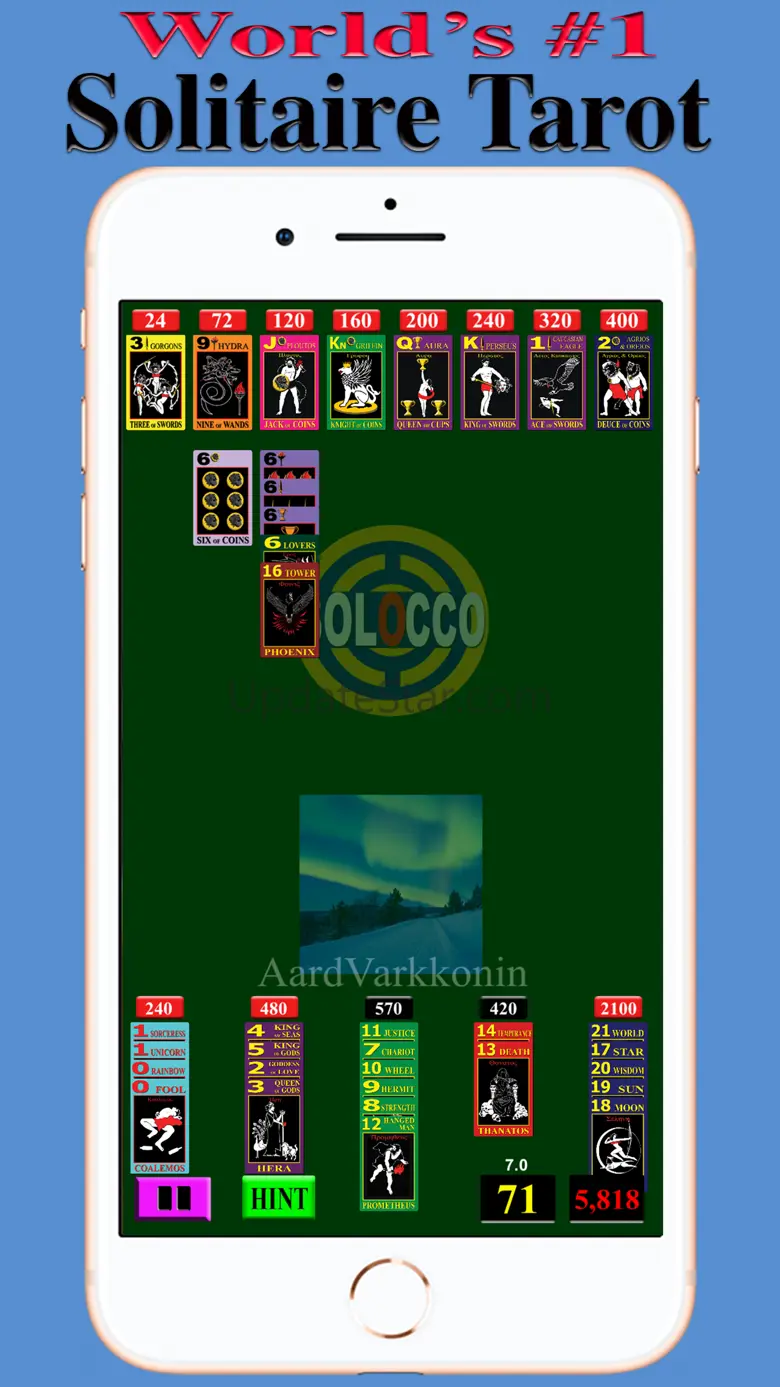 Solitaire of the Gods, SOLOCCO 8.6
