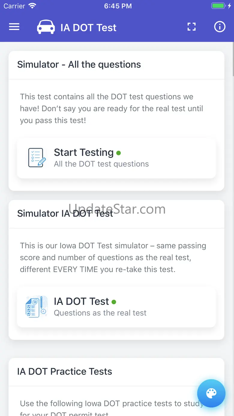 Iowa DOT Permit Test 1.0.2