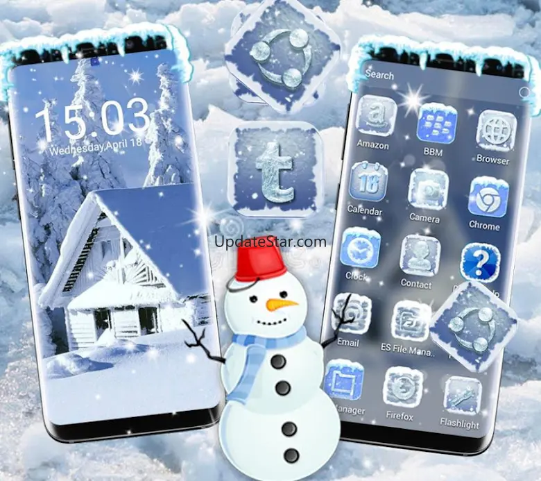 Ice Snow Launcher Theme 5.0